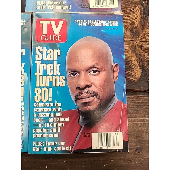 Vintage TV Guide: Star Trek Cover #'s 2,3,4 August 24, February 17th Lot Of 4 - Picture 5 of 6